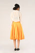 Foetida peach bubble skirt