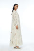 Forrestiana ivory tiered maxi dress
