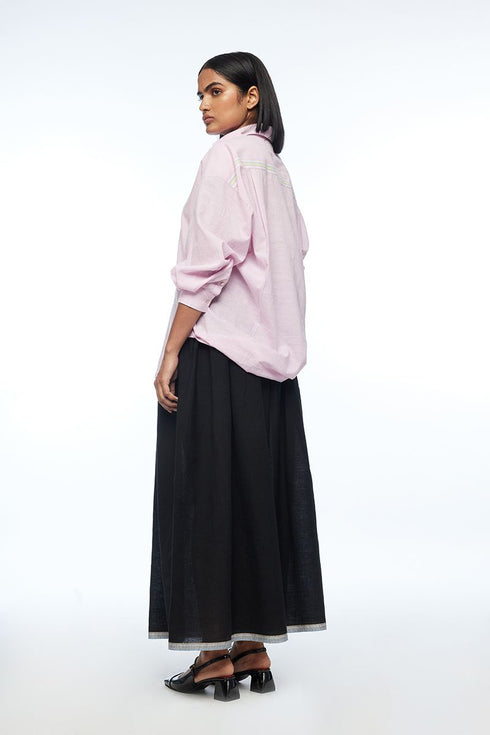 Gallicanae pink collared shirt