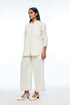 Galushkoi ivory handloom cotton linen elasticated pants
