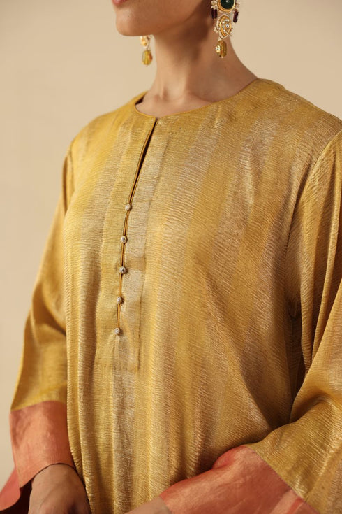 Gauhar gold kurta set