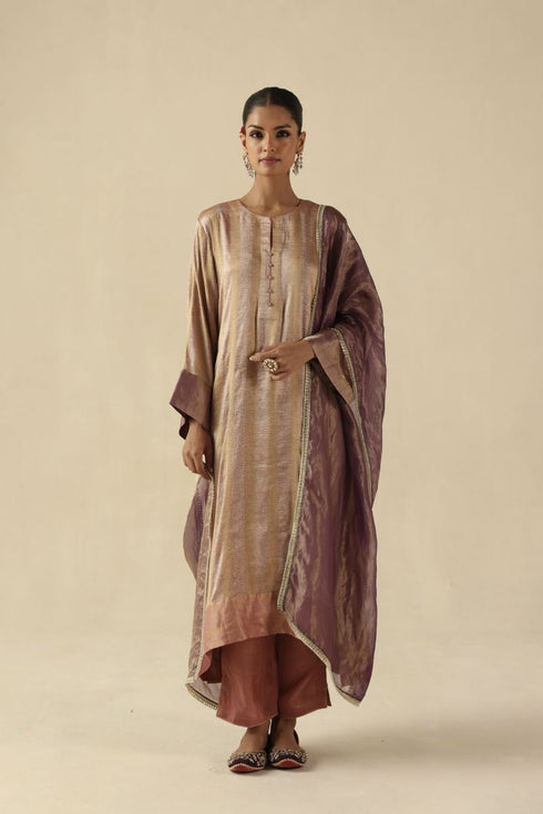 Gauhar rose kurta set