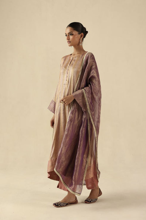 Gauhar rose kurta set