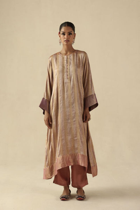 Gauhar rose kurta set