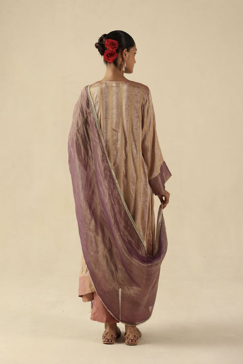 Gauhar rose kurta set