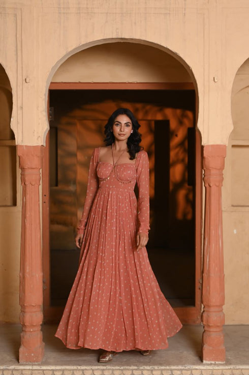 Gaurangi orange dress