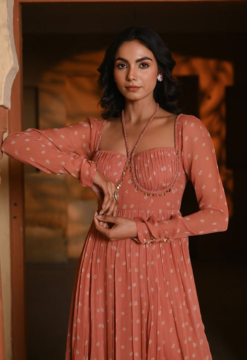 Gaurangi orange dress