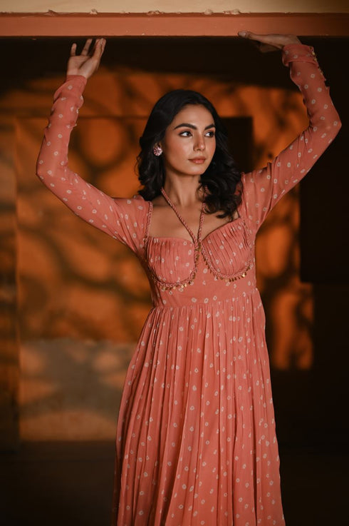 Gaurangi orange dress