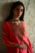 Ghevar pink ombre kurta with sharara