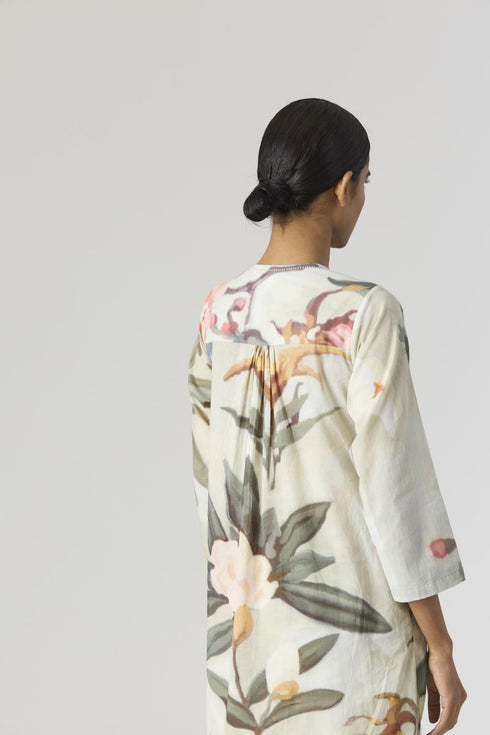 Gia mint long kurta set