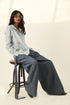 Glabrifolia blue cross stitch shirt
