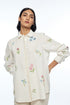 Glabrifolia ivory cross stitch shirt