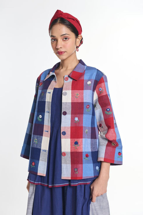 Gladiolus multicheck jacket