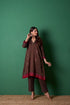 Glee brown kurta set