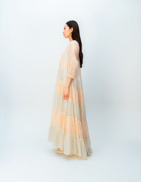 Golden canopy dress