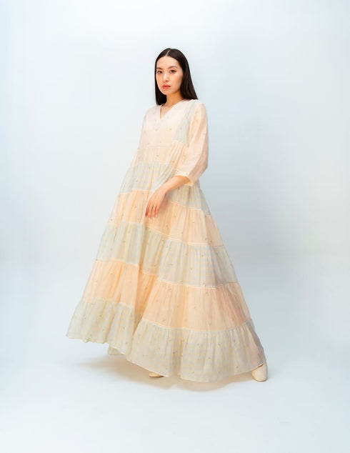 Golden canopy dress