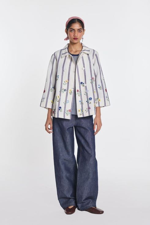 Gomphrena double breast jacket
