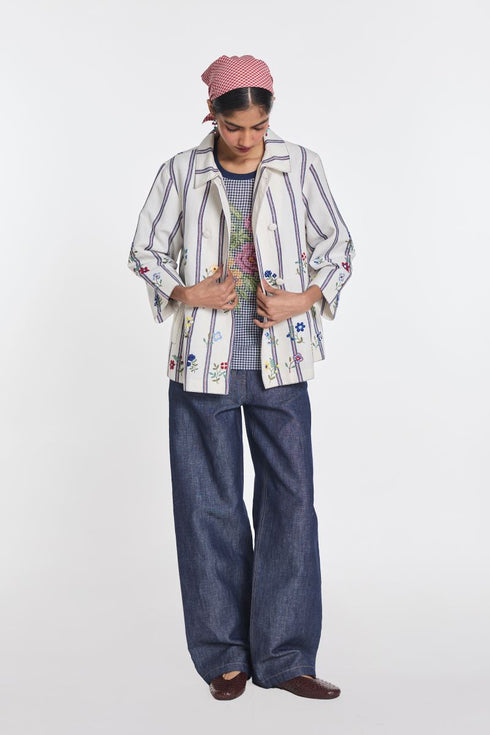 Gomphrena double breast jacket