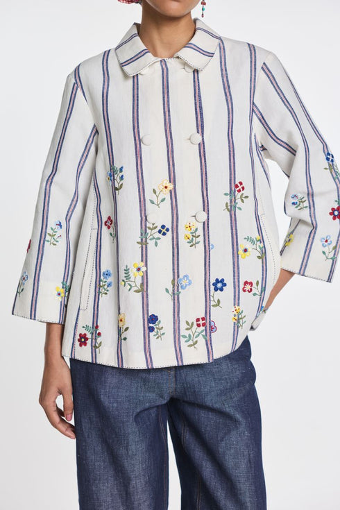 Gomphrena double breast jacket