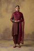 Goonj maroon ajrakh kurta