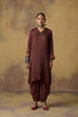Goonj maroon ajrakh kurta