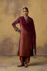 Goonj maroon georgette stole