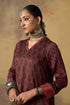 Goonj pink ajrakh kurta