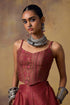 Goonj pink brocade corset