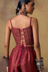 Goonj pink brocade corset