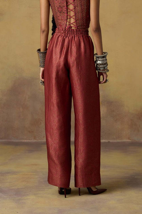Goonj pink brocade pants