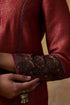 Goonj pink brocade short kurta