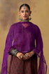 Goonj purple organza stole