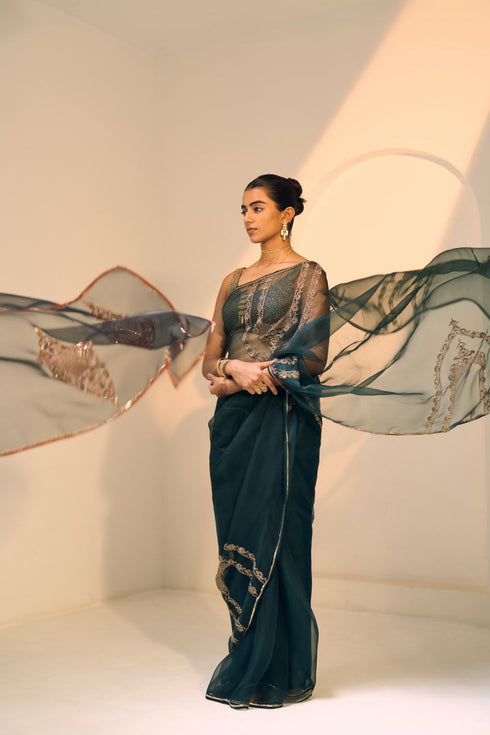 Green anya sari
