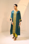 Green seerat kurta with pants
