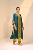 Green seerat kurta with pants