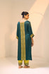Green seerat kurta with pants