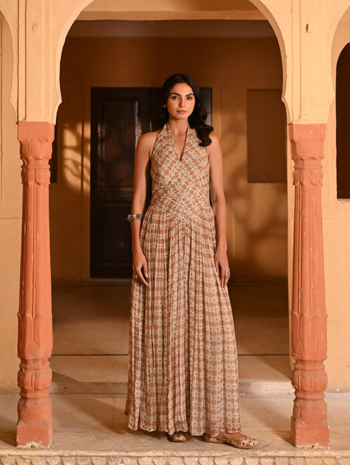 Gulbahar multicolor dress