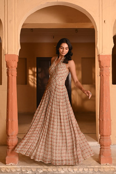 Gulbahar multicolor dress