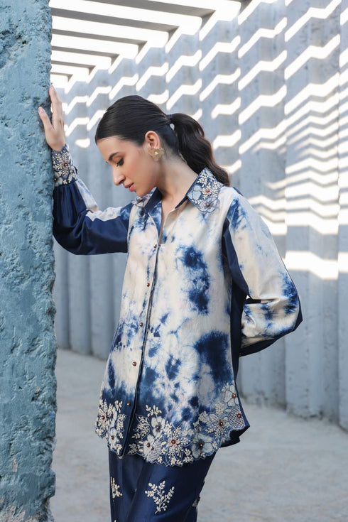 Gulshan shibori co-ord set