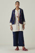 Gulzaar blue frayed pants