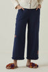 Gulzaar blue frayed pants