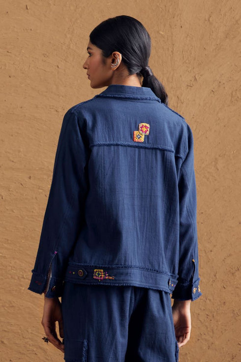 Gulzaar blue jacket