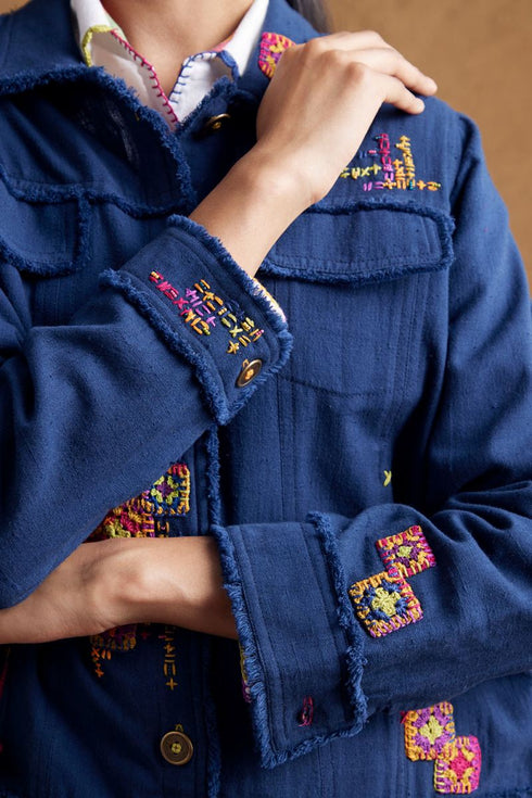Gulzaar blue jacket