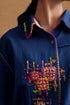 Gulzaar blue long shirt