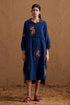 Gulzaar blue shirt dress