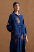 Gulzaar blue shirt dress