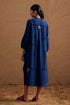 Gulzaar blue shirt dress