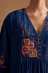 Gulzaar blue yoke dress