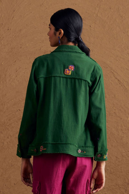 Gulzaar green jacket