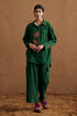 Gulzaar green long shirt